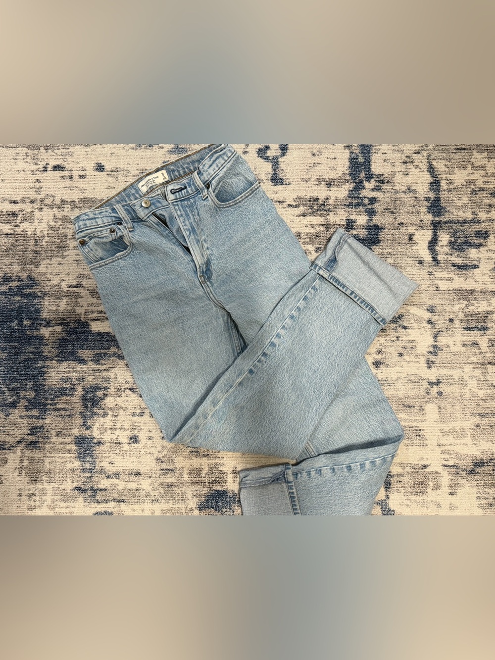 Light Blue Straight Jeans